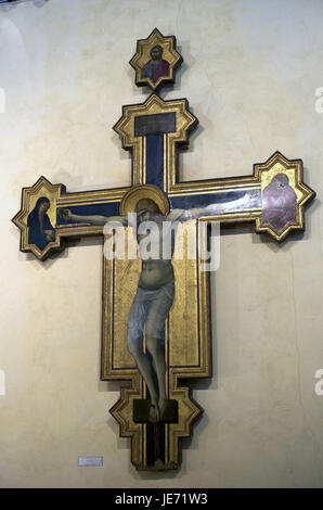 Italien, Toskana, Cortona, Museo Diocesano, Kruzifix, mittlere close-up, Stockfoto