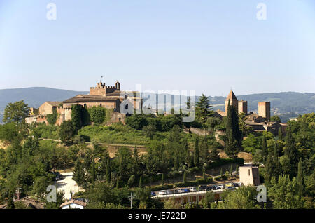 Italien, Toskana, Blick in Certaldo Alto, Stockfoto