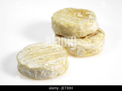 Saint-Marcellin, französischer Käse aus Kuhmilch, Stockfoto