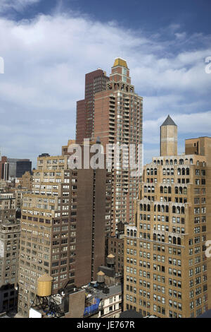USA, Amerika, New York, Manhattan, hohe steigt, Stockfoto