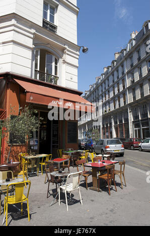 Europa, Frankreich, Paris, Straßencafé, Stockfoto