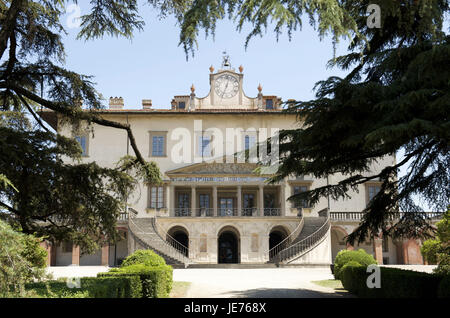 Italien, Toskana, Villa Medici, in der Nähe Florenz, Stockfoto