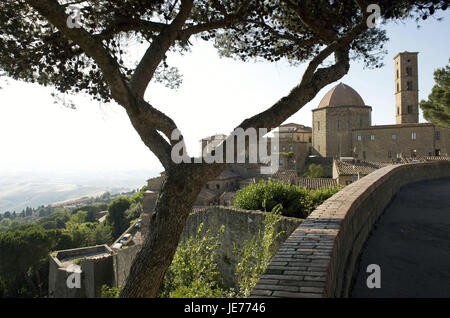 Italien, Toskana, Val di Cecina, Volterra, Stockfoto