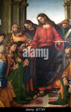 Italien, Toskana, Cortona, Museo Diocesano, Apostel, mittlere close-up, Stockfoto