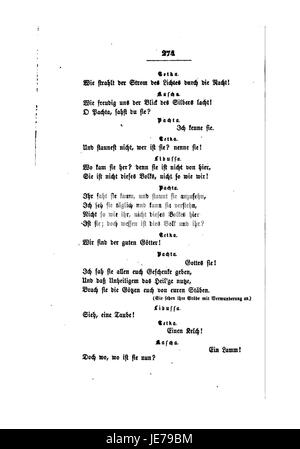 Clemens Brentanos Gesammelte Schriften VI 274 ist Teil seiner gesammelten Schriften, die sich mit deutscher Literatur und poetischen Werken aus dem 19. Jahrhundert befassen. Stockfoto