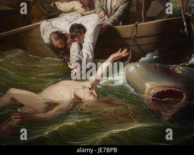 John Singleton Copley - Watson und der Hai (Detroit) - detail Stockfoto