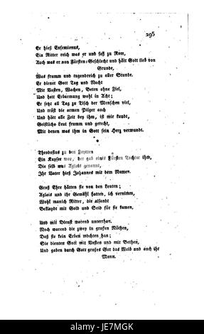 Ein Band der „Altteutschen Volks-Meisterlieder“ aus Heidelberg, eine Sammlung alter deutscher Volkslieder und Gedichte, die das kulturelle und musikalische Erbe der frühen deutschen Zeit bewahren. Stockfoto