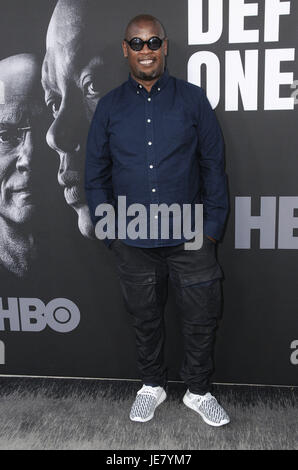 Hollywood, CA, USA. 22. Juni 2017. 22. Juni 2017 - Hollywood, Kalifornien - Andre Harrell. HBO Serie '' The Defiant Ones'' Los Angeles Premiere bei Paramount Theatre in Hollywood statt. Bildnachweis: Birdie Thompson/AdMedia Credit: Birdie Thompson/AdMedia/ZUMA Draht/Alamy Live-Nachrichten Stockfoto