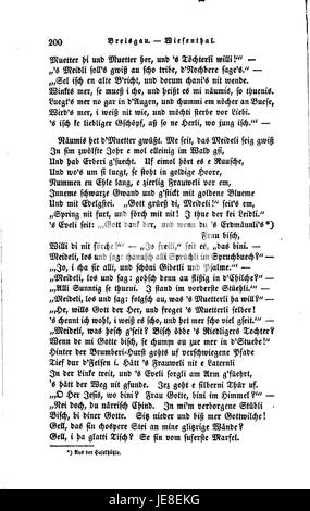 Das Badische Sagenbuch ist eine Sammlung von Volksmärchen aus dem badischen Raum, die traditionelle Geschichten, Mythen und Legenden über Generationen hinweg bewahrt. Stockfoto