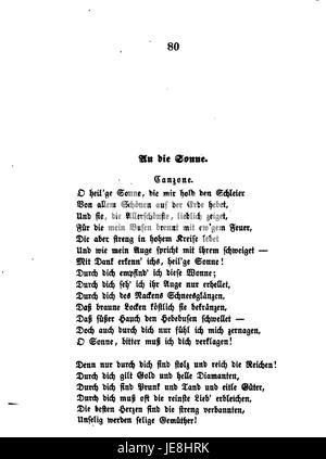 De Schefer Werke 10 080 ist ein historischer Text aus der Sammlung Schefer, der Werke der historischen Literatur, Philosophie oder Kunst dokumentiert. Dieser Band konzentriert sich auf Beiträge zu kulturellen oder intellektuellen Bewegungen und spiegelt die Entwicklung des Denkens während seiner Veröffentlichungszeit wider. Stockfoto