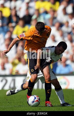 D-POTTER & D HEALY LEEDS UTD V Wölfe ELLAND ROAD LEEDS ENGLAND 10. September 2006 Stockfoto