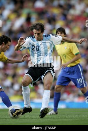 LEANDRO SOMOZA Argentinien ASHBURTON GROVE LONDON ENGLAND 3. September 2006 Stockfoto