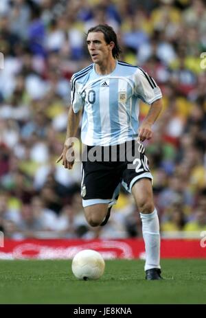 LEANDRO SOMOZA Argentinien ASHBURTON GROVE LONDON ENGLAND 3. September 2006 Stockfoto