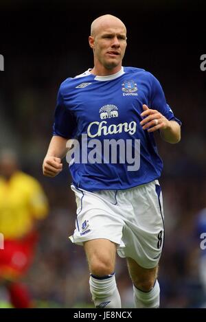 ANDREW JOHNSON EVERTON FC GOODISON PARK LIVERPOOL ENGLAND 19. August 2006 Stockfoto