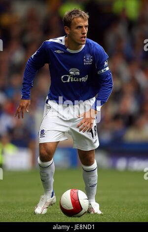 PHILIP NEVILLE EVERTON FC GOODISON PARK LIVERPOOL ENGLAND 19. August 2006 Stockfoto