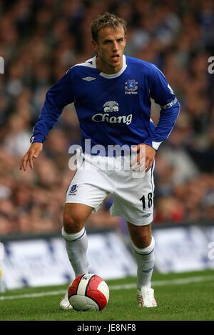 PHILIP NEVILLE EVERTON FC GOODISON PARK LIVERPOOL ENGLAND 19. August 2006 Stockfoto