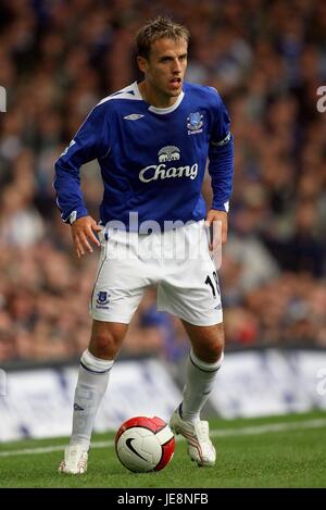 PHILIP NEVILLE EVERTON FC GOODISON PARK LIVERPOOL ENGLAND 19. August 2006 Stockfoto