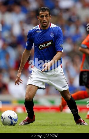 BRAHIM HEMDANI GLASGOW RANGERS FC IBROX STADIUM GLASGOW Schottland 5. August 2006 Stockfoto