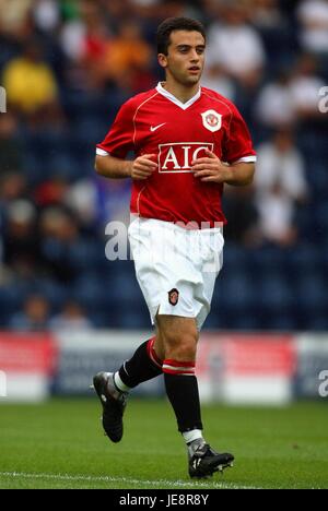 GUISEPPE ROSSI MANCHESTER UNITED FC DEEPDALE PRESTON ENGLAND 29. Juli 2006 Stockfoto