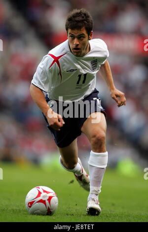 JOE COLE ENGLAND & CHELSEA FC OLD MANCHESTER TRAFFORD 30. Mai 2006 Stockfoto