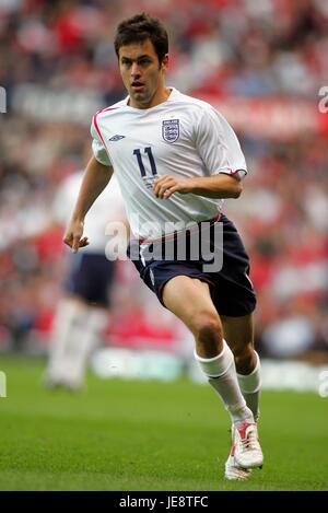 JOE COLE ENGLAND & CHELSEA FC OLD MANCHESTER TRAFFORD 30. Mai 2006 Stockfoto