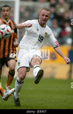 STEPHEN CRAINEY LEEDS UNITED FC KC STADIUM HULL ENGLAND 1. April 2006 Stockfoto