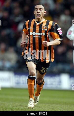 CRAIG FAGAN HULL CITY FC KC STADIUM HULL ENGLAND 1. April 2006 Stockfoto