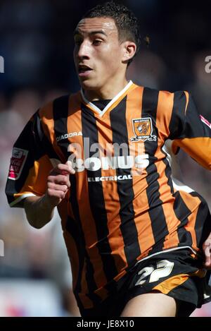 CRAIG FAGAN HULL CITY FC KC STADIUM HULL ENGLAND 1. April 2006 Stockfoto