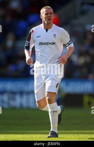 KEVIN NOLAN BOLTON WANDERERS FC REEBOK STADIUM BOLTON 18. März 2006 Stockfoto