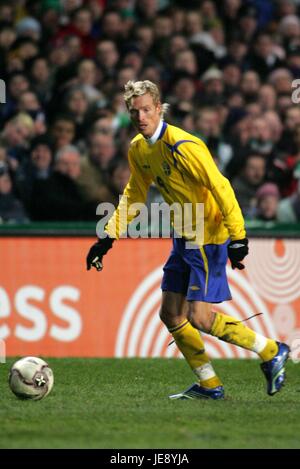 CHRISTIAN WILHELMSSON Schweden LANSDOWNE ROAD DUBLIN Irland 1. März 2006 Stockfoto