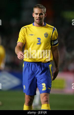 OLOF MELLBERG Schweden LANSDOWNE ROAD DUBLIN Irland 1. März 2006 Stockfoto