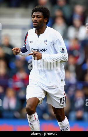 Ingeborg JAIDI BOLTON WANDERERS FC REEBOK STADIUM BOLTON ENGLAND 18. Februar 2006 Stockfoto