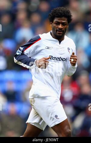 Ingeborg JAIDI BOLTON WANDERERS FC REEBOK STADIUM BOLTON ENGLAND 18. Februar 2006 Stockfoto