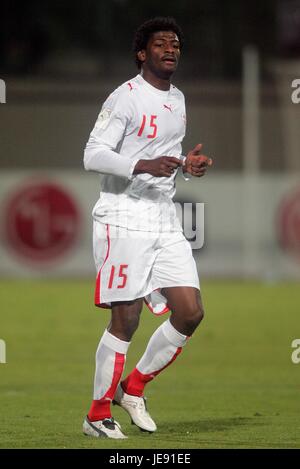 Ingeborg JAIDI Tunesien & BOLTON WANDERERS FC ALEXANDRIA Ägypten 26. Januar 2006 Stockfoto