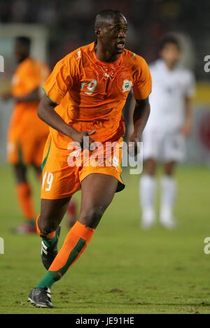 YAYA TOURE Côte d ' Ivoire Kairo Stadion CAIRO-24. Januar 2006 Stockfoto