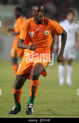 YAYA TOURE Côte d ' Ivoire Kairo Stadion CAIRO-24. Januar 2006 Stockfoto