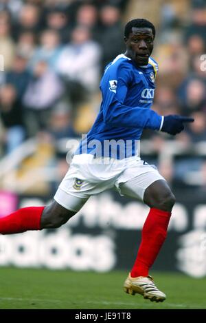 Stefanie MWARUWARI PORTSMOUTH FC St. JAMES PARK NEWCASTLE ENGLAND 4. Februar 2006 Stockfoto