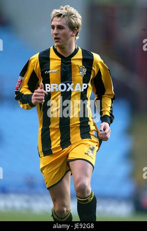 CRAIG JAMES PORT VALE FC VILLENPARK BIRMINGHAM ENGLAND 28. Januar 2006 Stockfoto