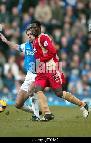 Stefanie MWARUWARI PORTSMOUTH FC ST ANDREWS BIRMINGHAM ENGLAND 21. Januar 2006 Stockfoto