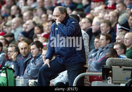 MARTIN JOL TOTTENHAM HOTSPUR MANAGER Anfield Road LIVERPOOL ENGLAND 14. Januar 2006 Stockfoto