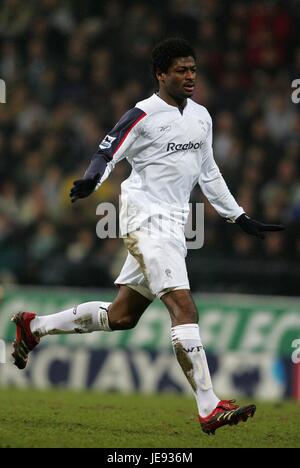 Ingeborg JAIDI BOLTON WANDERERS FC REEBOK STADIUM BOLTON ENGLAND 2. Januar 2006 Stockfoto