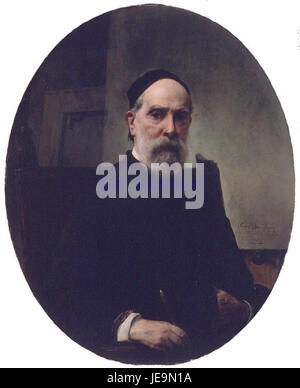 „Autoritratto a 88 anni“ von Francesco Hayez ist ein Selbstporträt des berühmten italienischen Künstlers im Alter von 88 Jahren. Das Gemälde bietet einen tiefen Einblick in die persönliche Reflexion des Künstlers und seine fortgeschrittene Porträtkunst in seinen späteren Jahren. Stockfoto