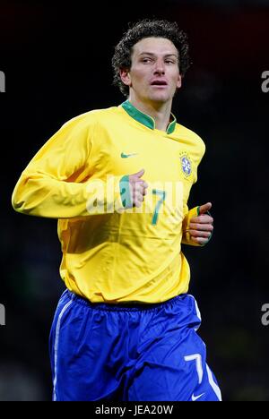 ELANO Brasilien & SHAKHTAR DONETSK das EMIRATES Stadion ARSENAL LONDON 6. Februar 2007 Stockfoto