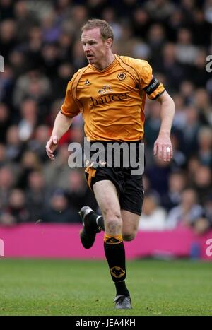 JODY CRADDOCK WOLVERHAMPTON wandert FC HAWTHORNS WEST BROMWICH Großbritannien 25. November 2007 Stockfoto