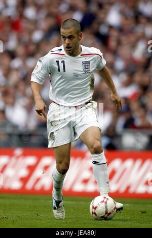 JOE COLE ENGLAND & CHELSEA FC WEMBLEY Stadion LONDON ENGLAND 13. Oktober 2007 Stockfoto