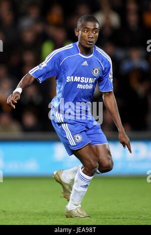 SALOMON KALOU CHELSEA FC KC STADIUM HULL ENGLAND 26. September 2007 Stockfoto
