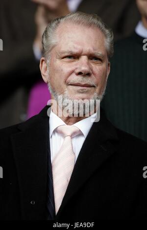 DAVID GOLD BIRMINGHAM CITY Vorsitzender Anfield Road LIVERPOOL ENGLAND 22. September 2007 Stockfoto