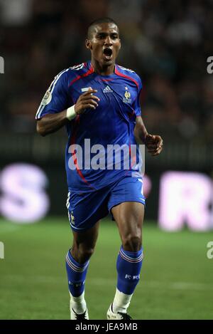 FLORENT MALOUDA Frankreich & CHELSEA FC PARC DES Prinzen PARIS Frankreich 12. September 2007 Stockfoto