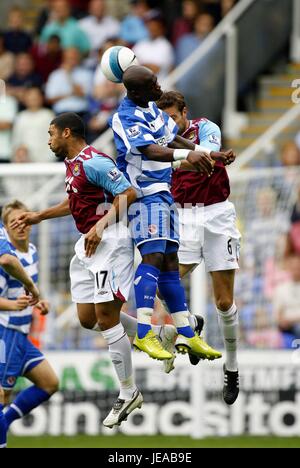 LEROY LITA MULLINS & MATHEW U READING V WEST HAM UNITED MADEJSKI STADIUM READING ENGLAND 1. September 2007 Stockfoto