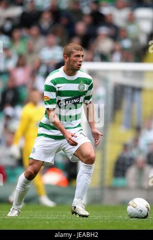 MASSIMO DONATI GLASGOW CELTIC FC CELTIC PARK GLASGOW Schottland 25. August 2007 Stockfoto